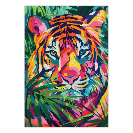 Tropical Tiger Card