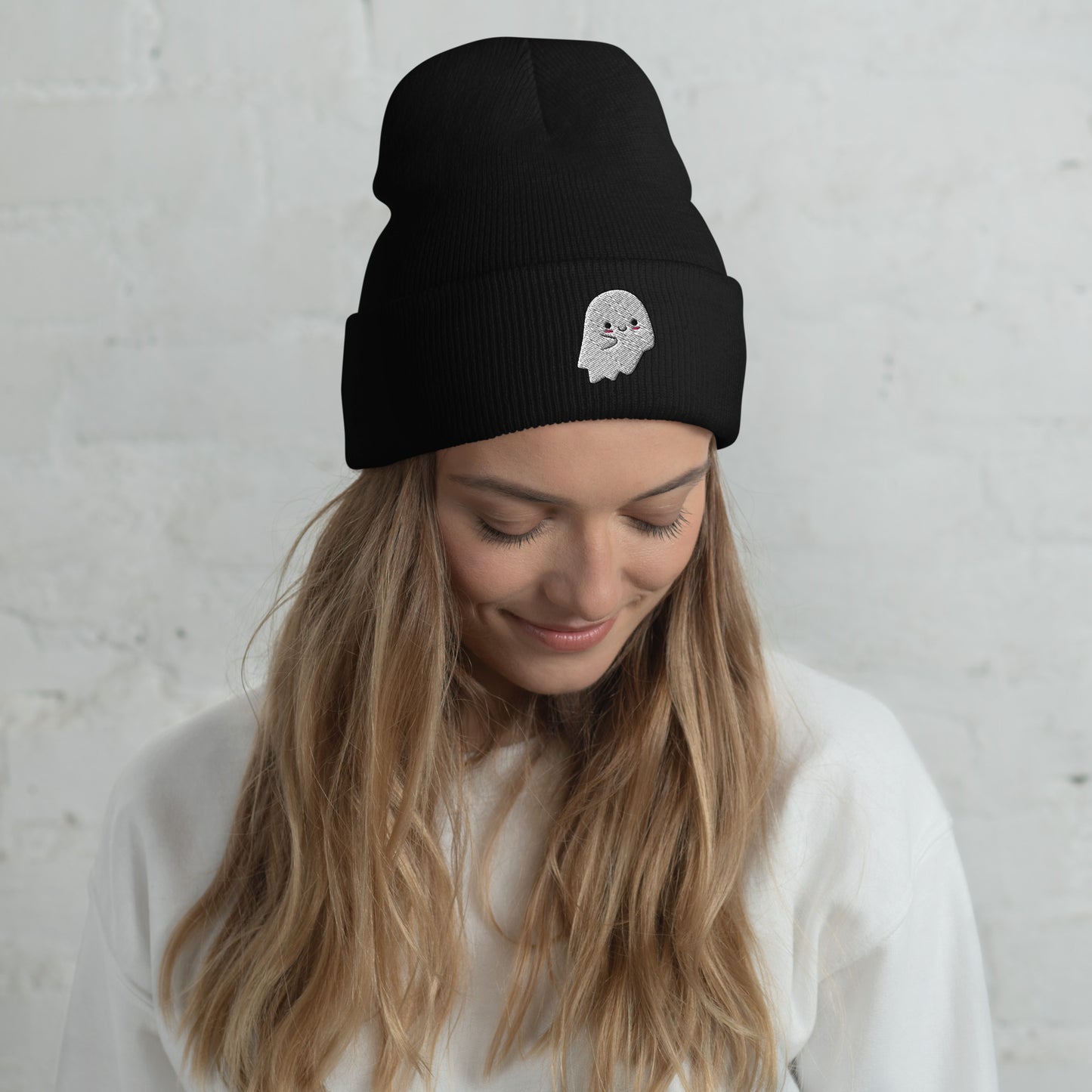 Cuffed Ghosty Beanie