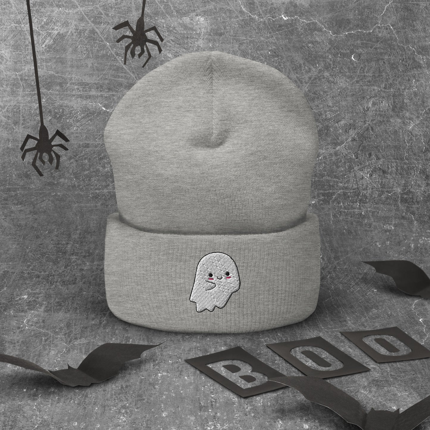 Cuffed Ghosty Beanie