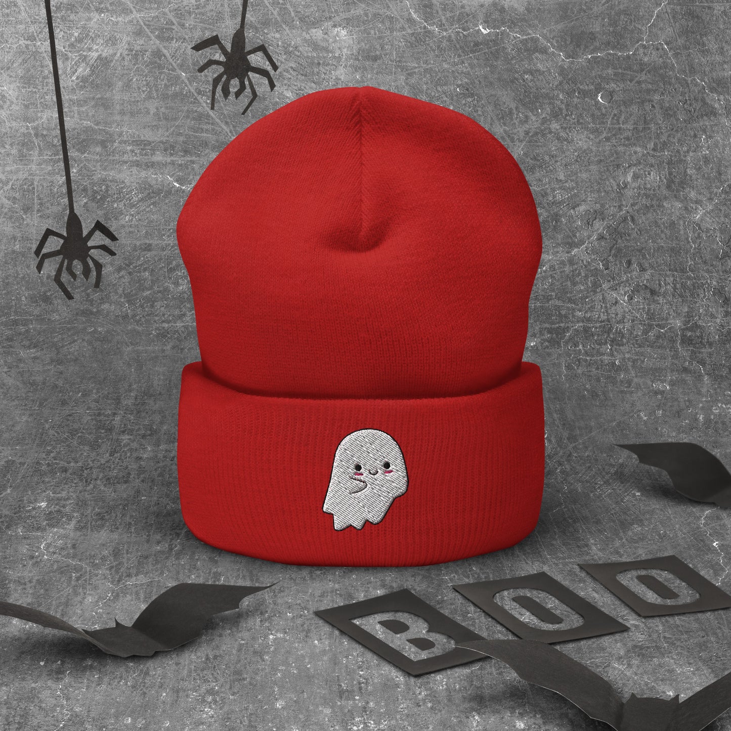 Cuffed Ghosty Beanie