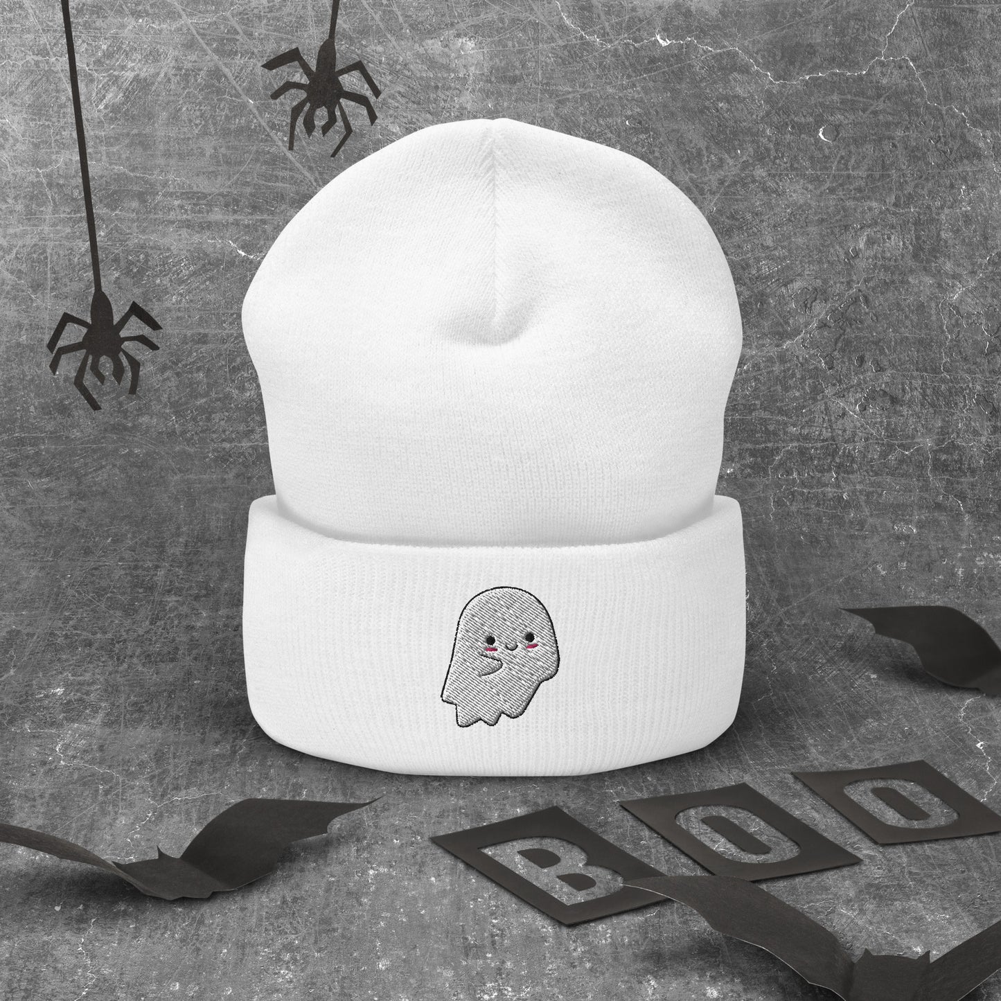 Cuffed Ghosty Beanie