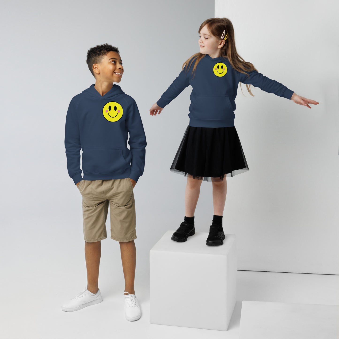 Kids Eco Smiley Hoodie