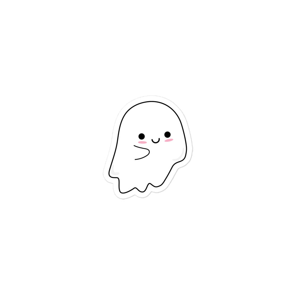 Kawaii Ghost Sticker