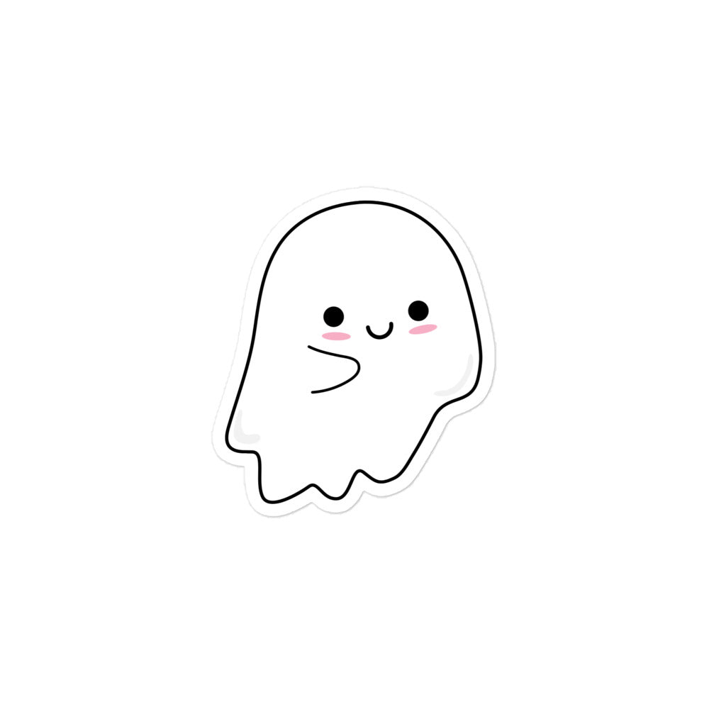 Kawaii Ghost Sticker