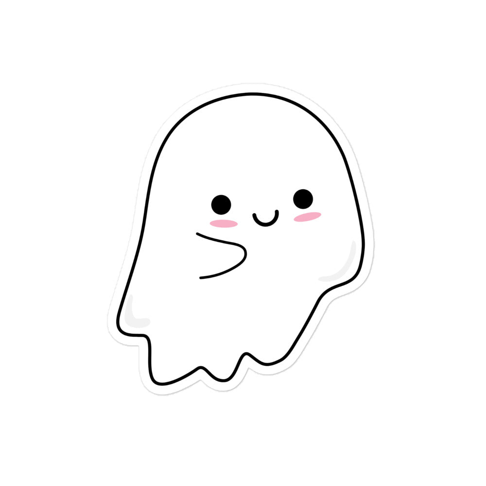 Kawaii Ghost Sticker