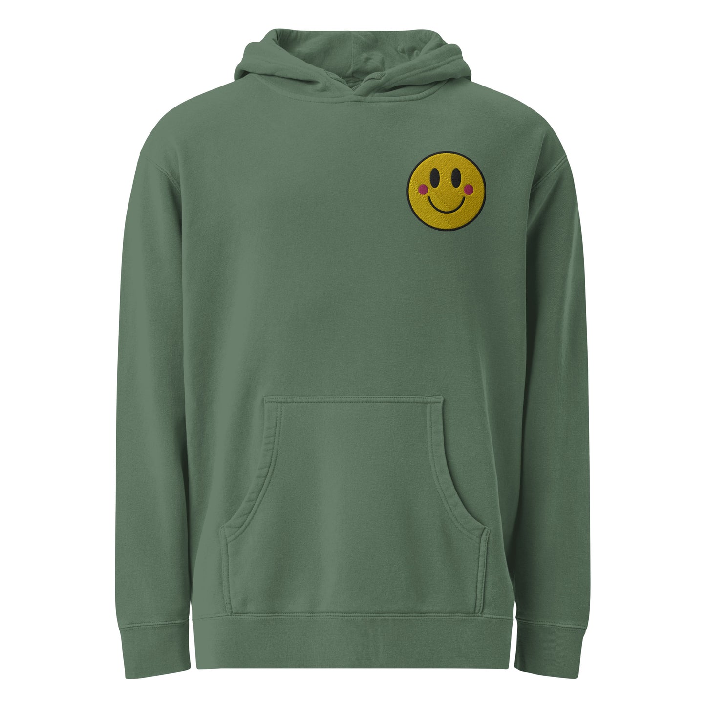 Pigment-dyed Smiley Hoodie