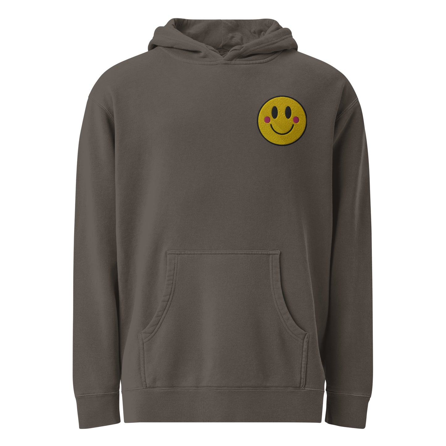 Pigment-dyed Smiley Hoodie