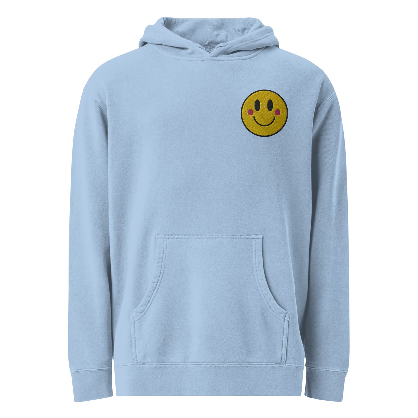 Pigment-dyed Smiley Hoodie