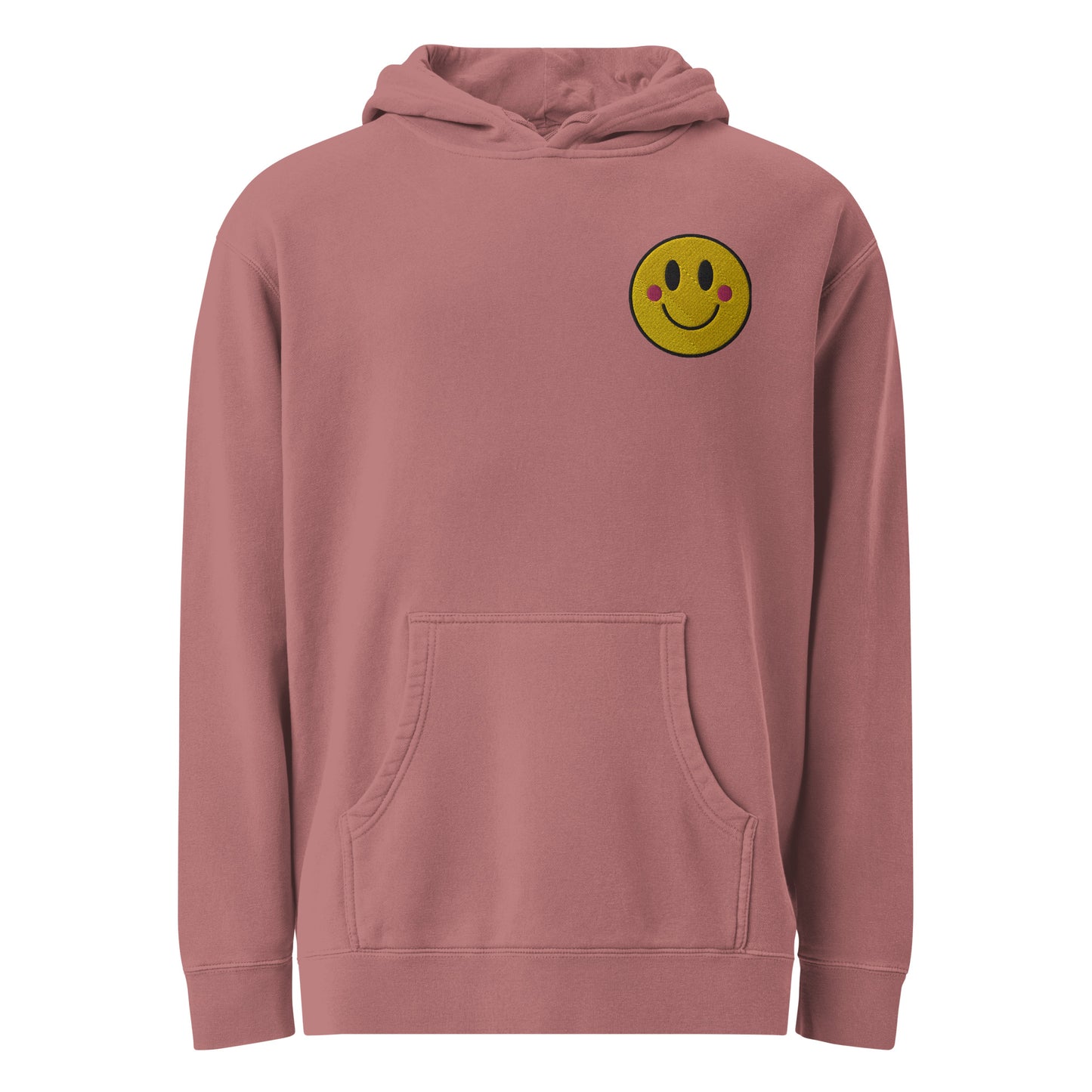 Pigment-dyed Smiley Hoodie