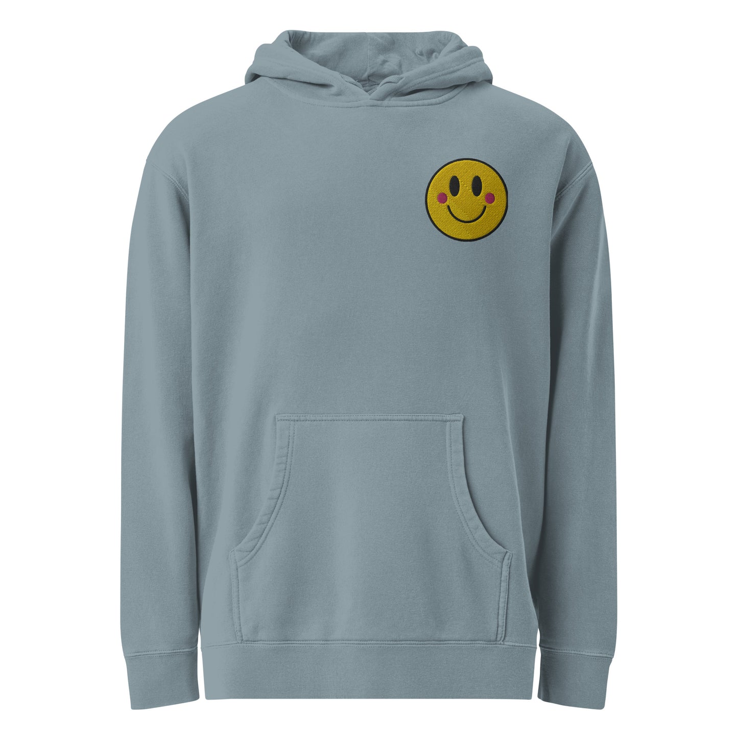 Pigment-dyed Smiley Hoodie