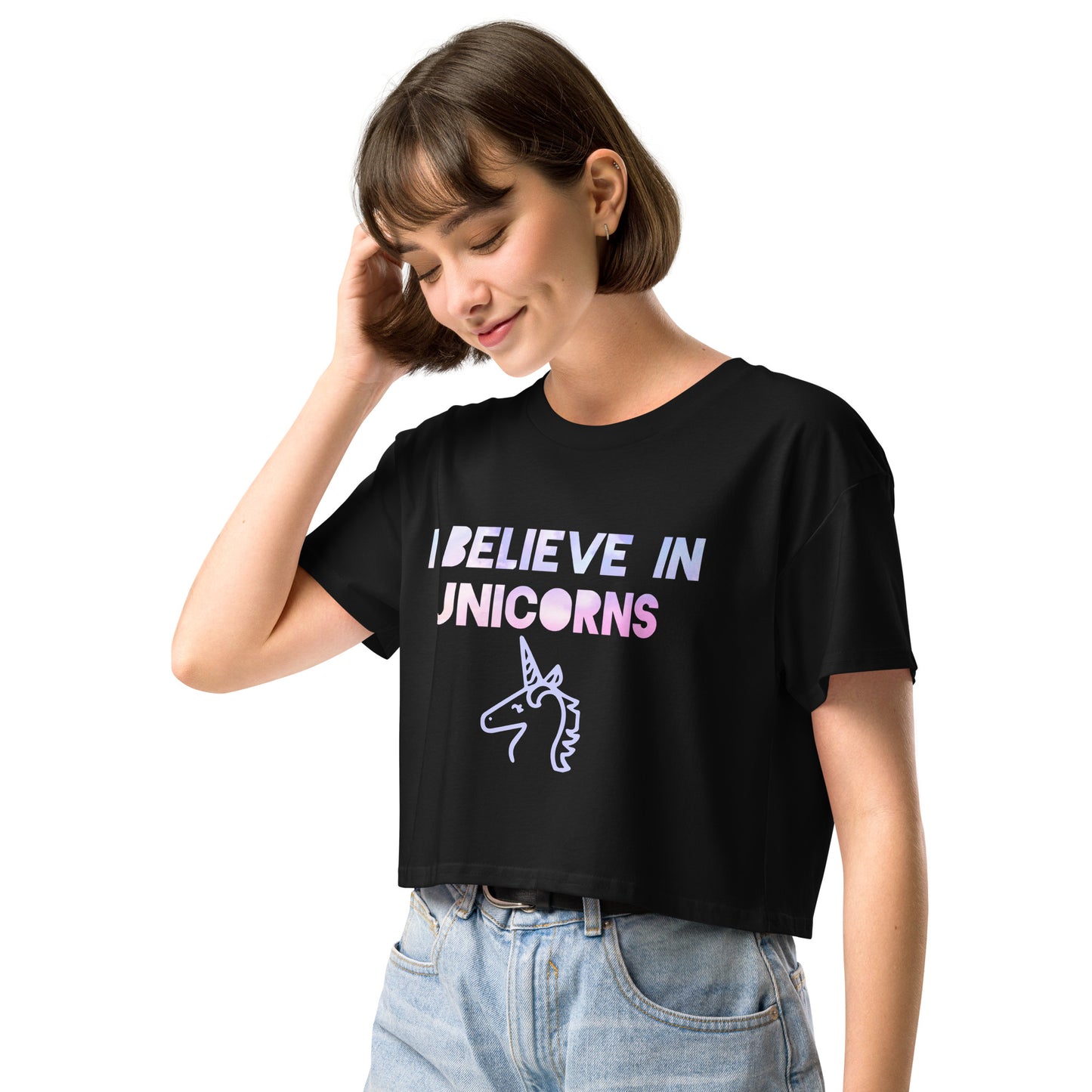 🦄 I believe in Unicorns Crop 🦄