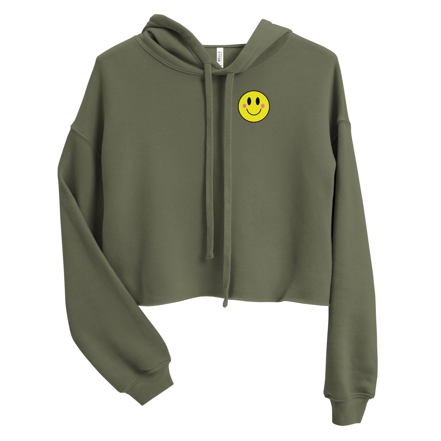 Smiley Crop Hoodie