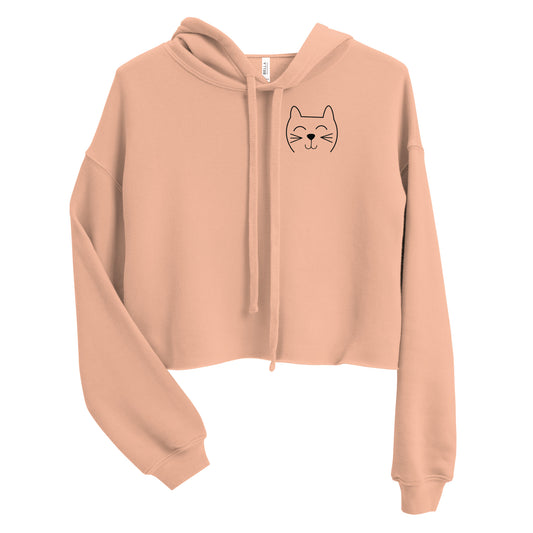 Cat Crop Hoodie