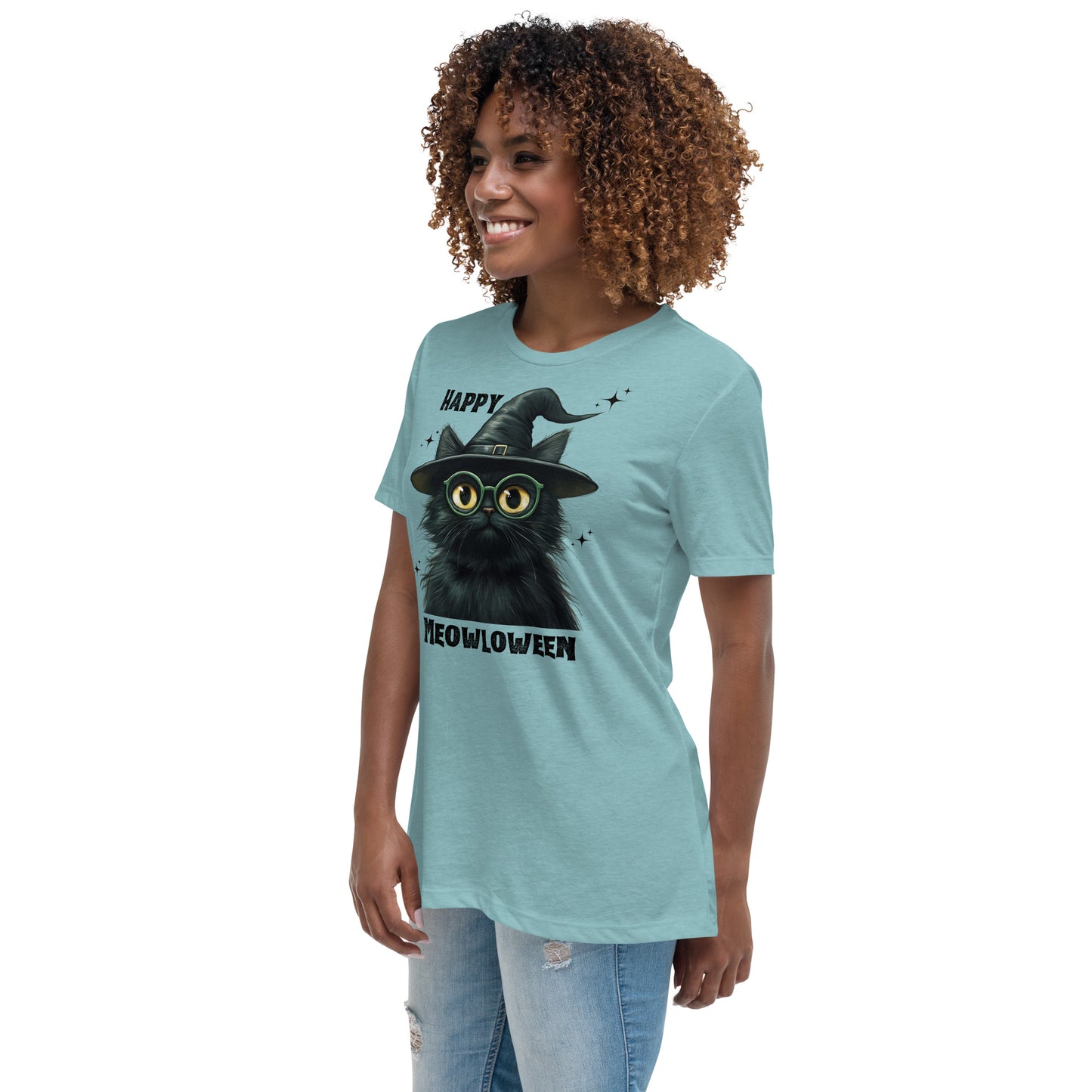 Happy Meowloween Tshirt (Women's)