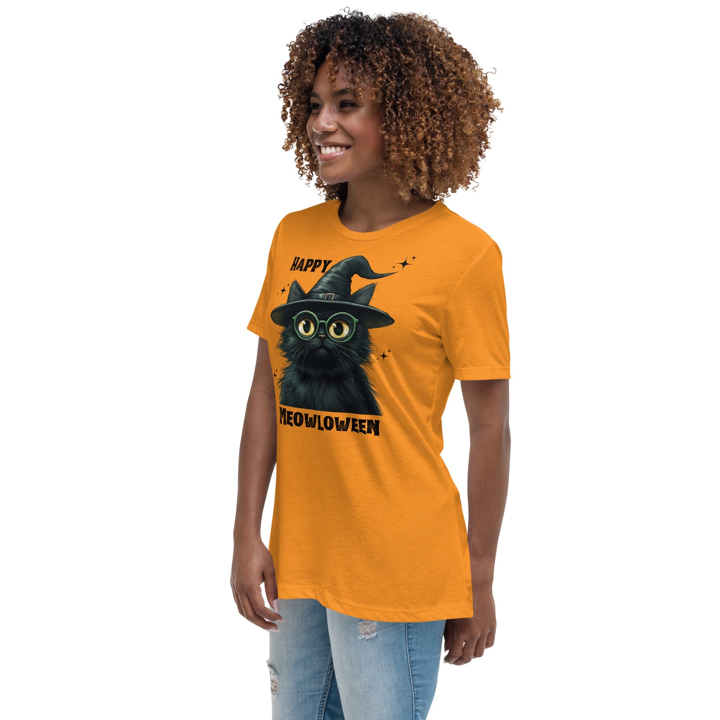 Happy Meowloween Tshirt (Women's)