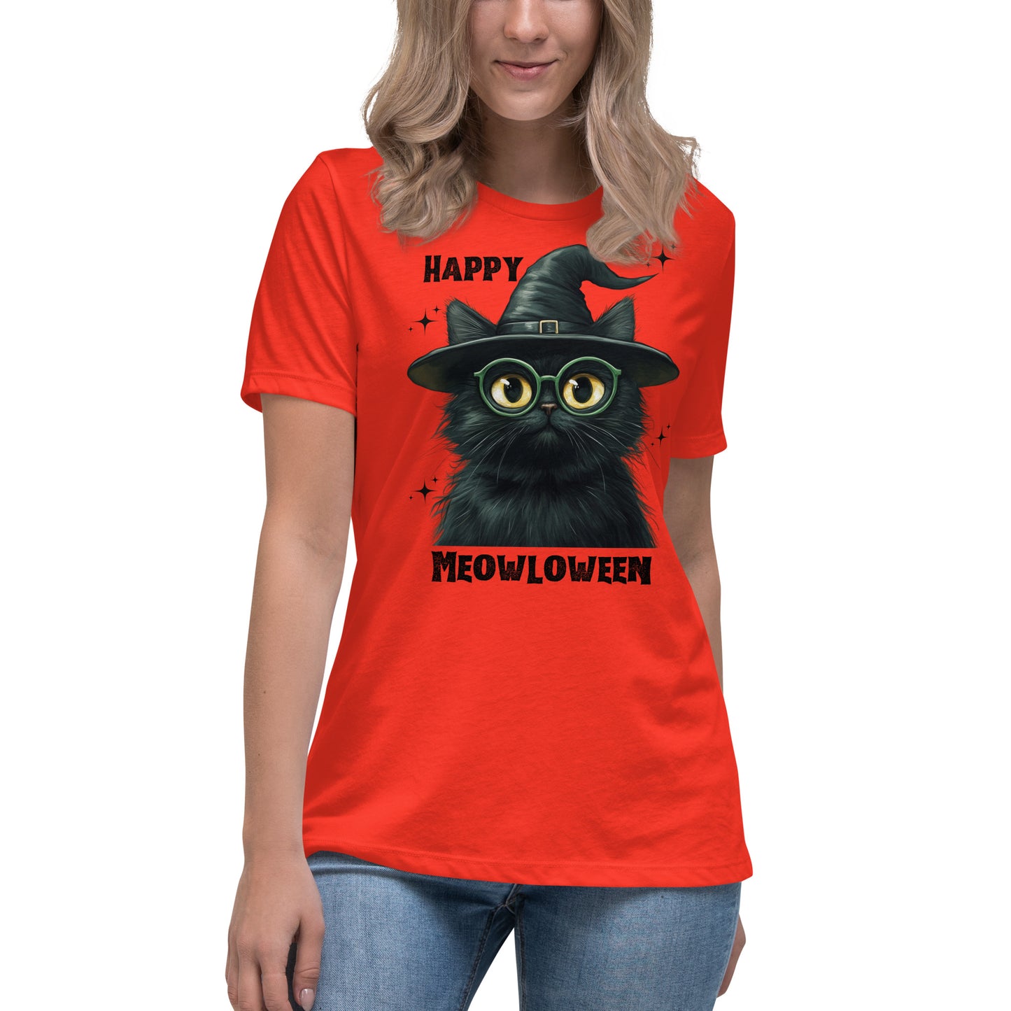 Happy Meowloween Tshirt (Women's)