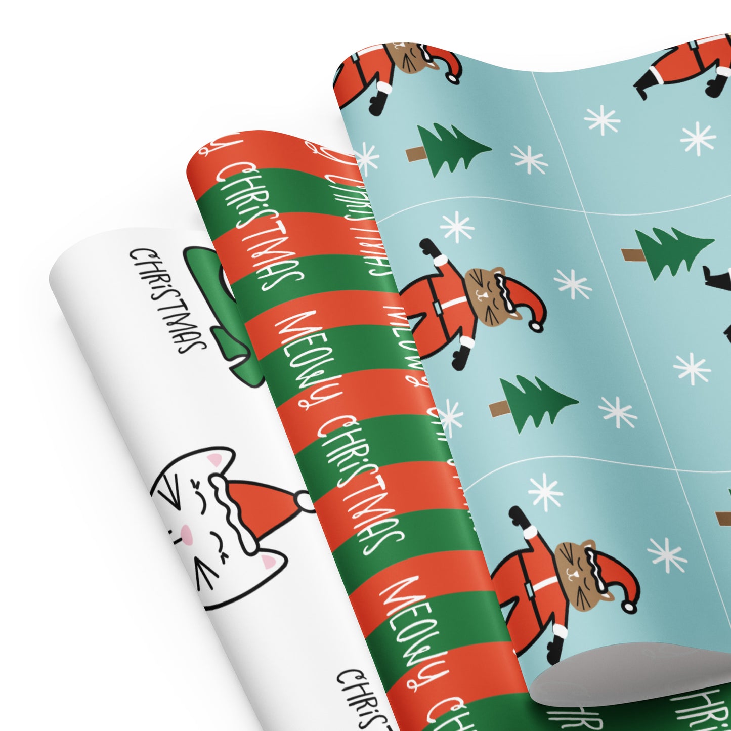 Meowy Wrapping Paper Sheets